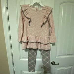 Girl’s dressy top and pants set